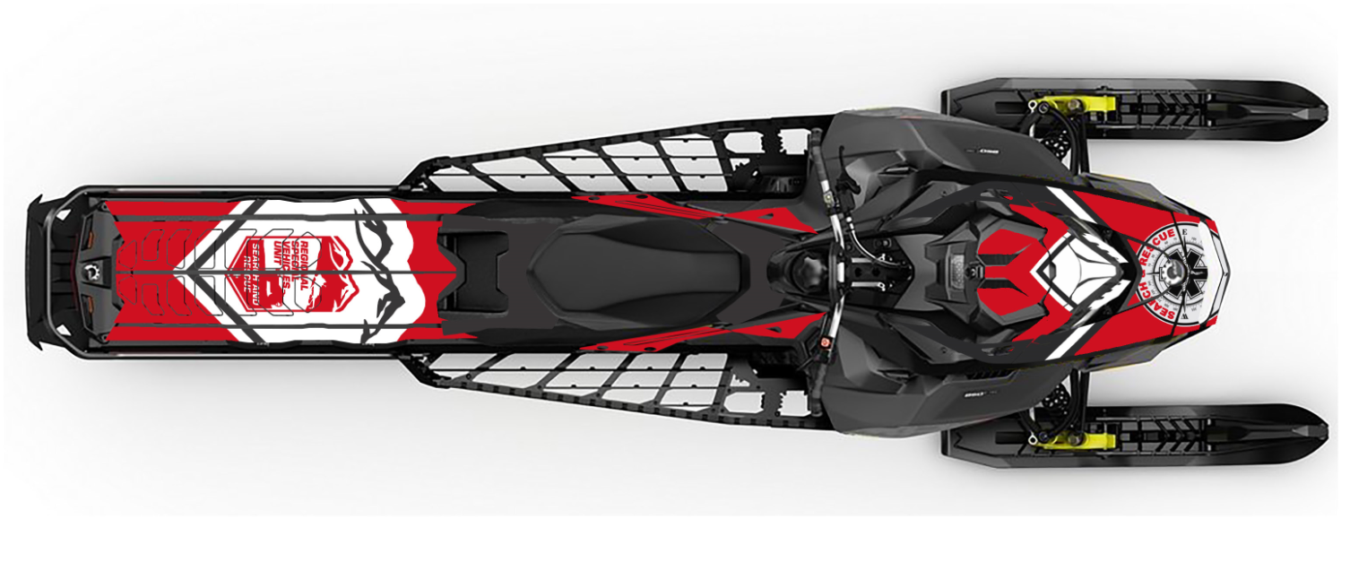 SAR Red Top View